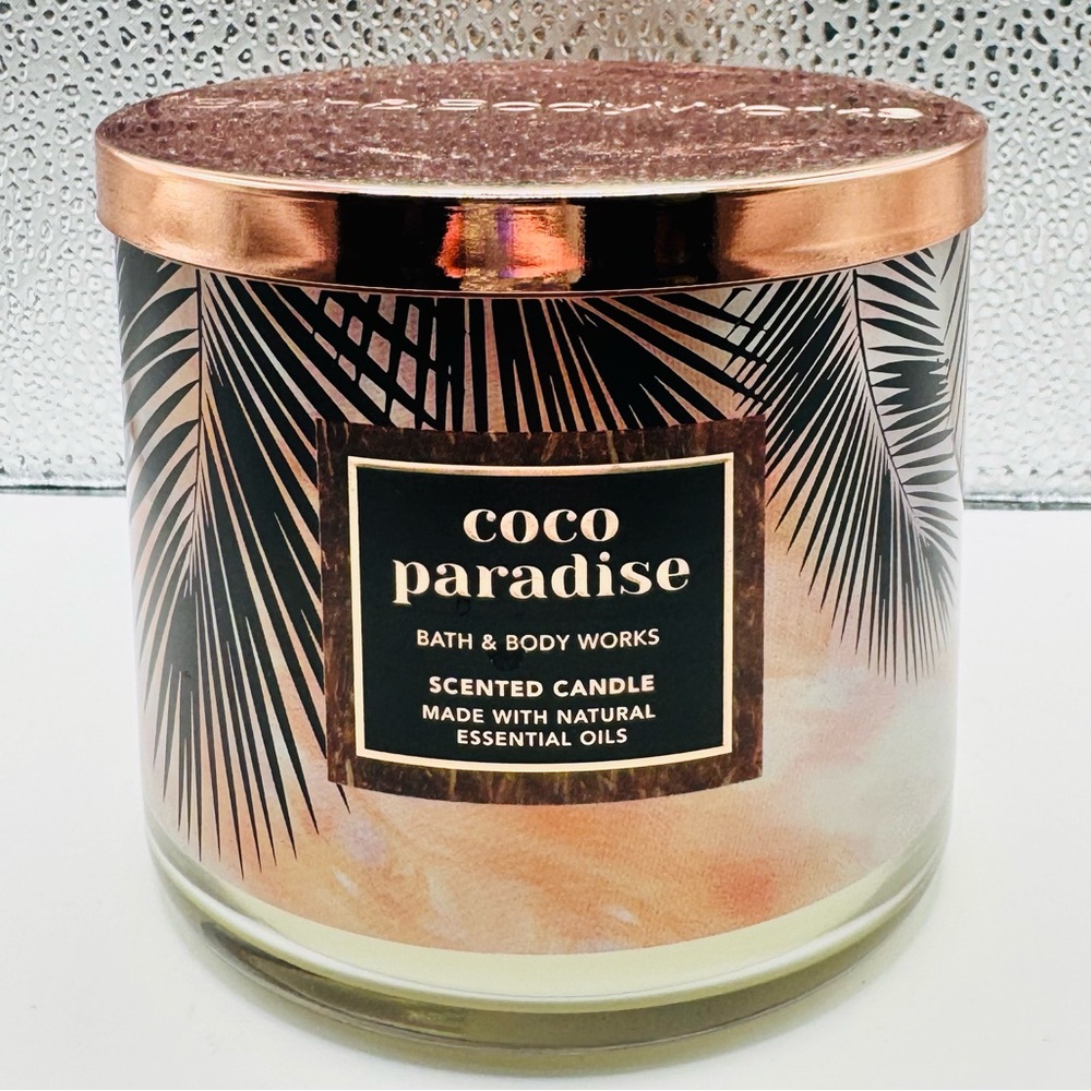 Bath & Body Works Coco Paradise 3 Wick Candle